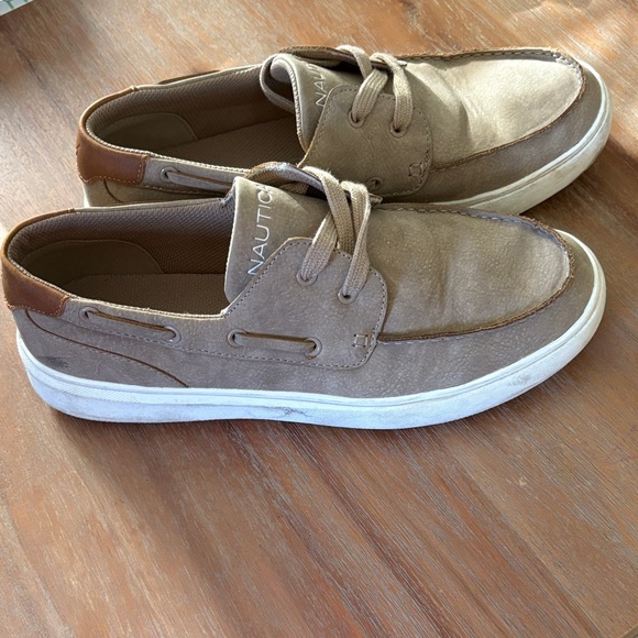 Nautica Men's Brown Boat Shoes - Picture 1 of 8
